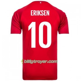 Billige Fotballdrakter Danmark Eriksen 10 VM 2018 Hjemmedraktsett
